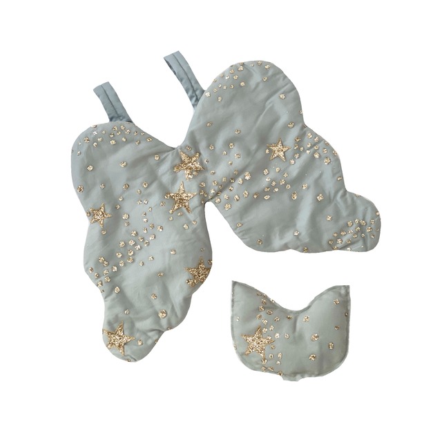 【即納】Bonne Mere / Glitter Stars angel wings set   "Duckegg"   天使の羽