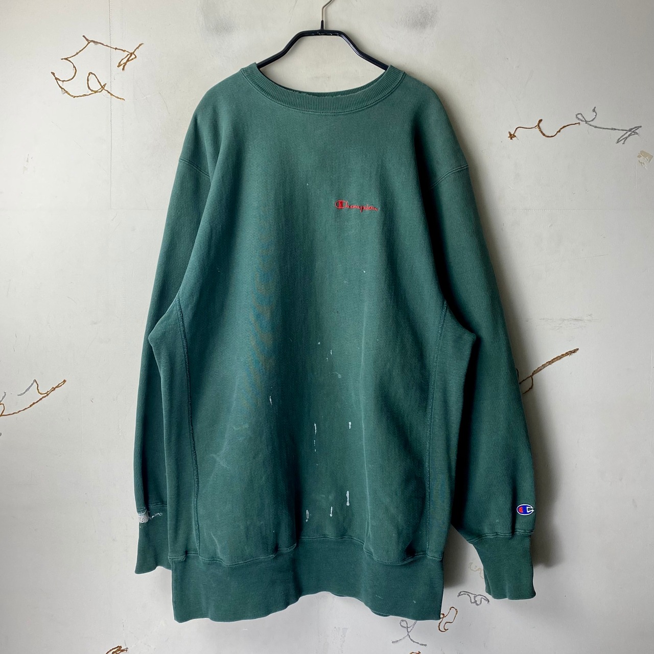 vintage 1990’s CHAMPION sweat shirt “reverse weave” “XXL”