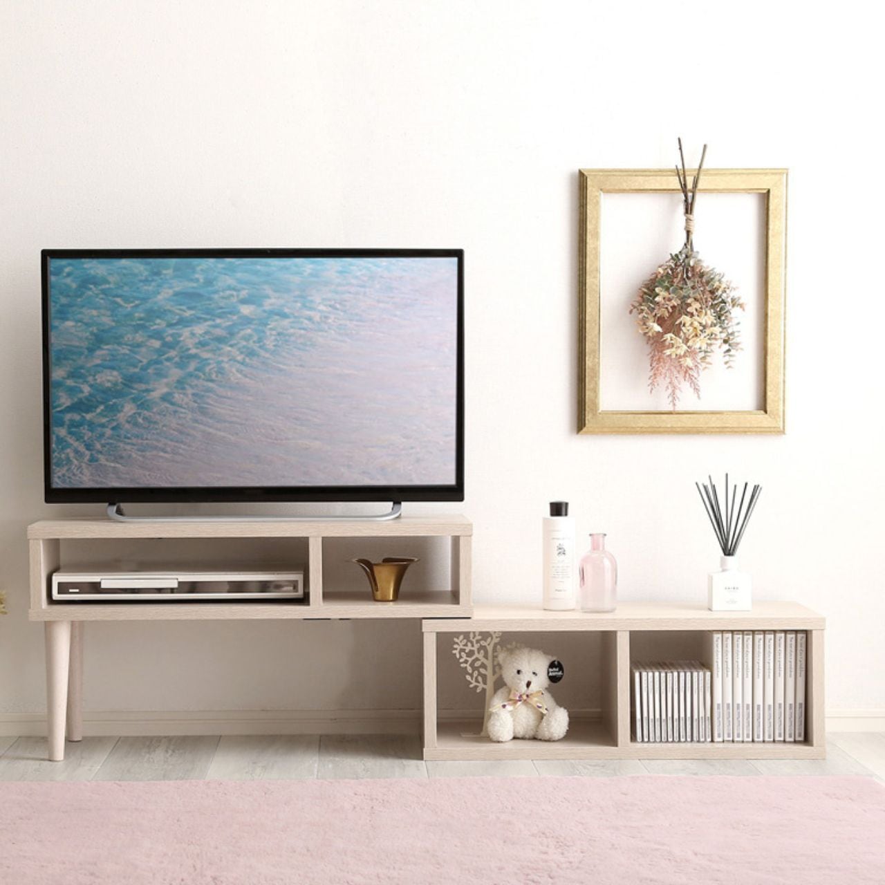 コンパクト伸縮テレビボード*3color | MeROOM