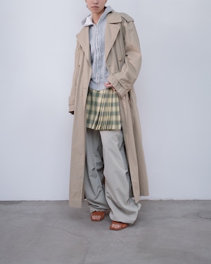 1990s Ralph Lauren - typewriter cotton trench coat