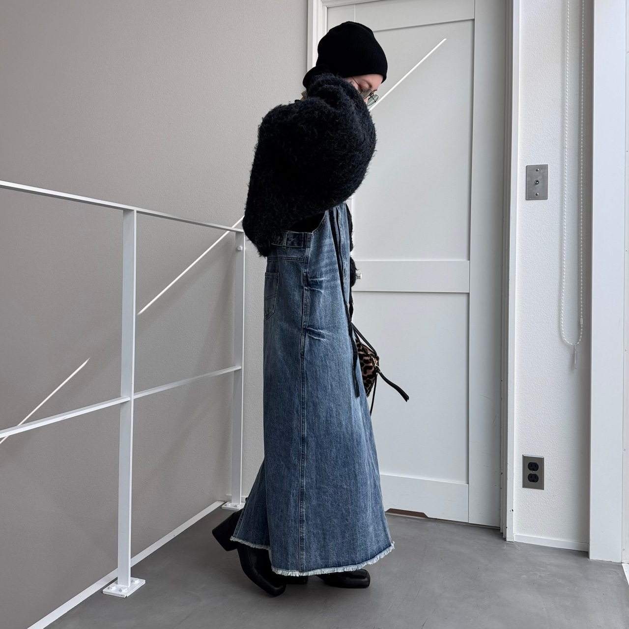 デニムキャミジャンパーSK/ブルー