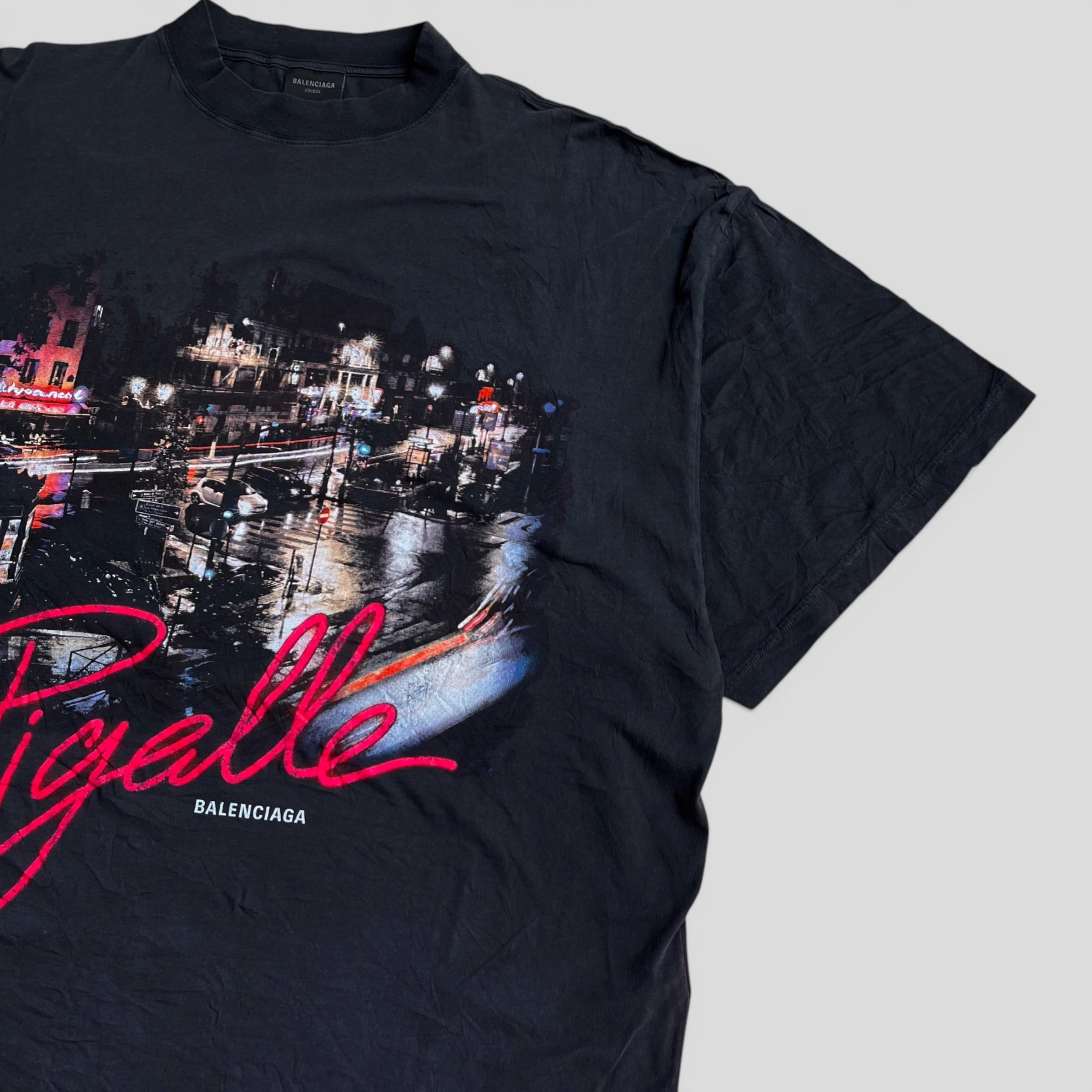 BALENCIAGA バレンシアガ ピガール オーバーサイズ Tシャツ ブラック 3