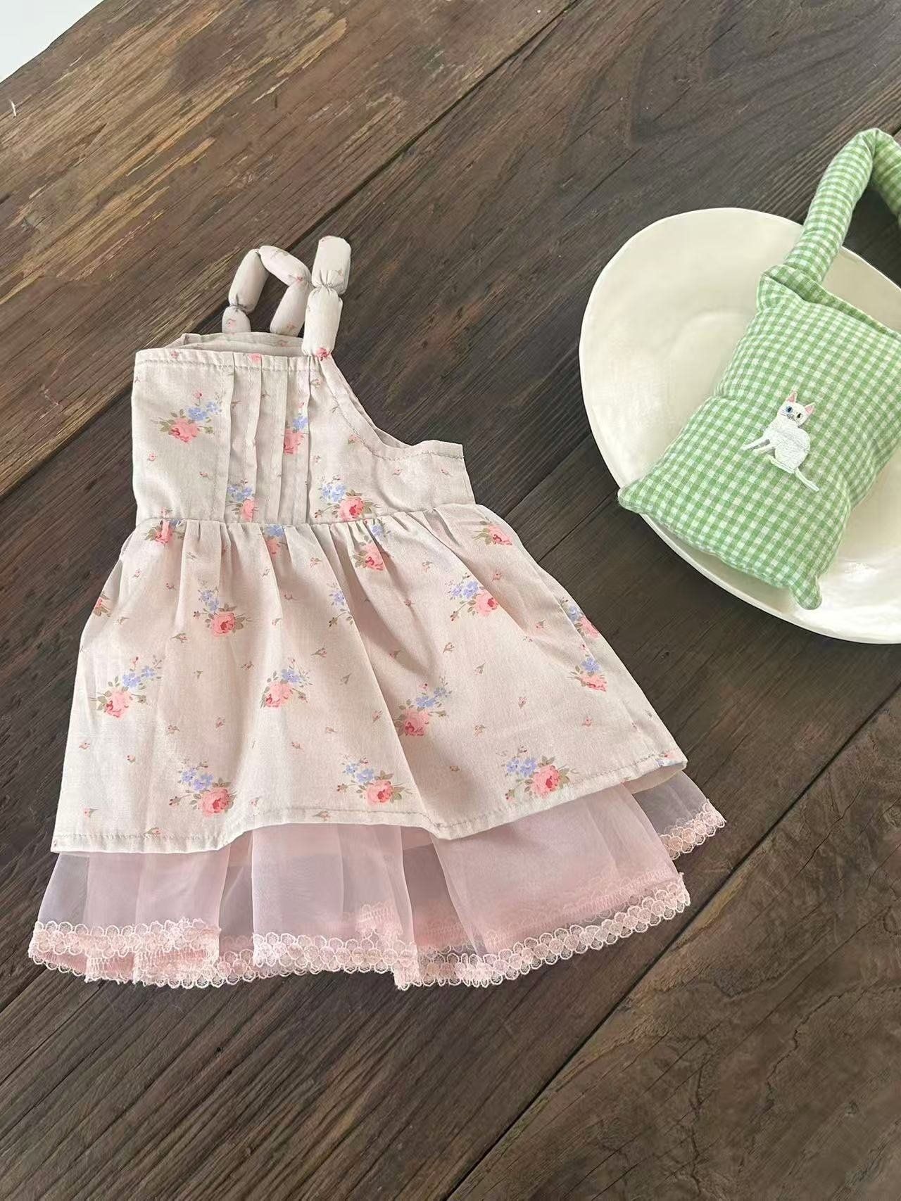 [aiai] Pink Flower Tulle Blouse / [아이아이] 핑크플라워튤블라우스