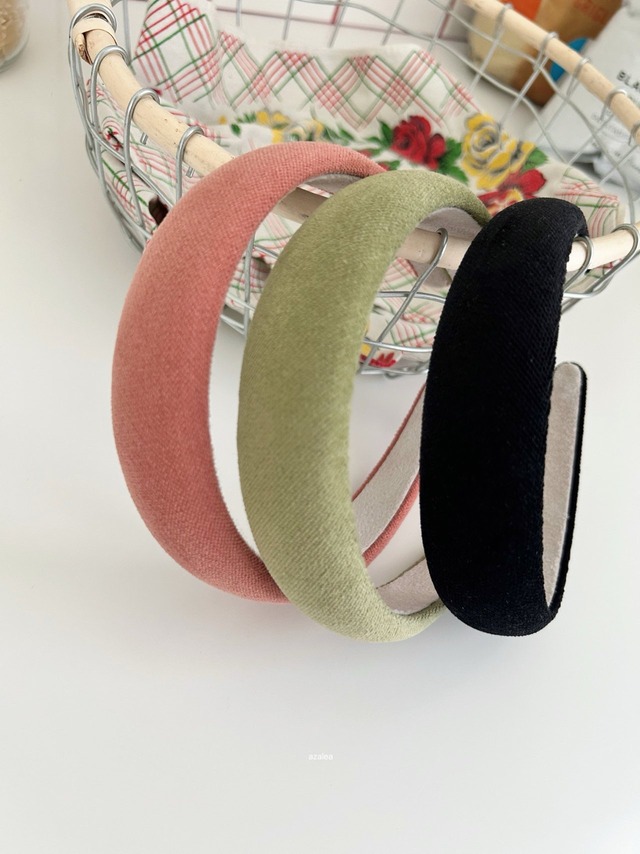 【取寄】azalea｜velvet hairband｜ベルベットヘアバンド｜FREE｜kids｜26 autumn