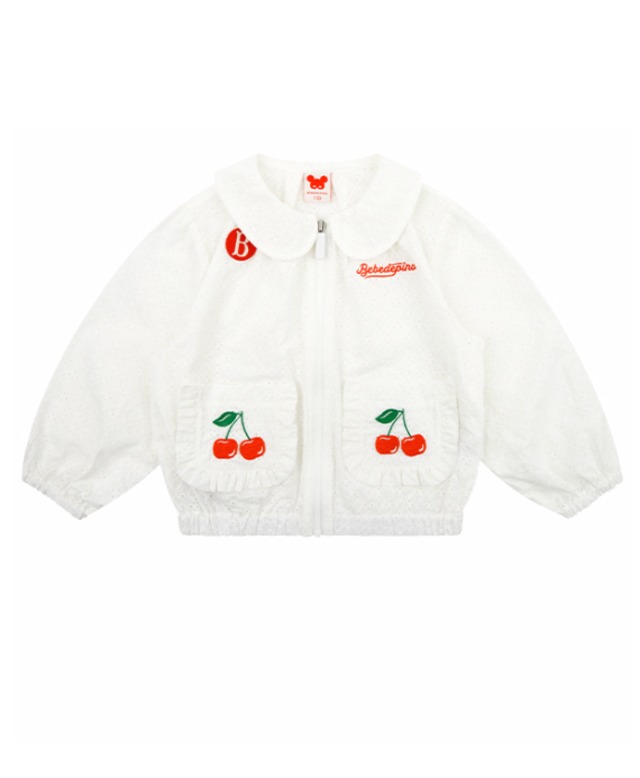 [BEBE DE PINO] Cherry lace collar jacket 正規品 韓国ブランド 韓国ファッション 韓国代行 韓国通販 ベベドピノ bebedepino 日本 店舗 韓国 子供服