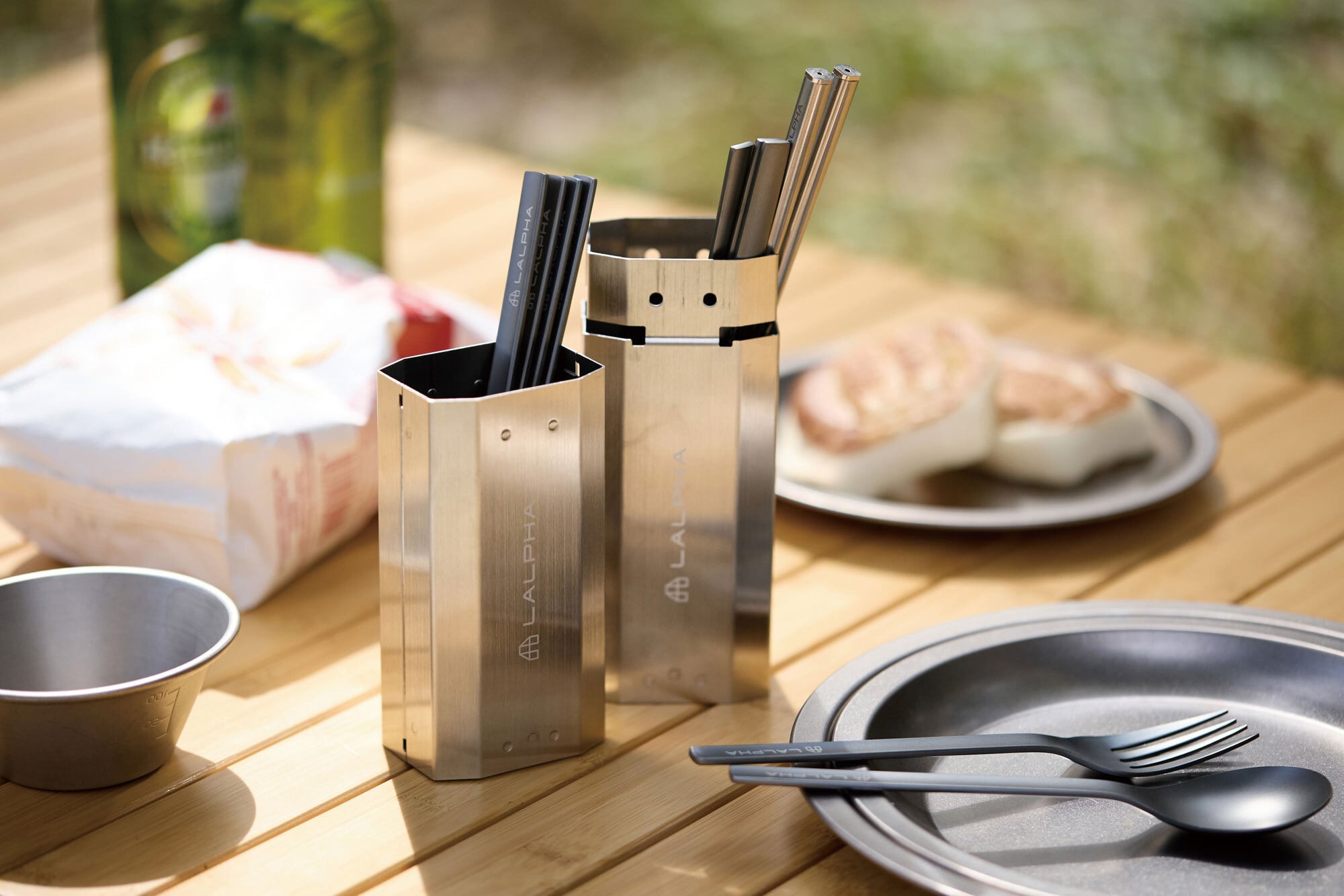 スリムカトラリーセット（TW-070BK） | アウトドア・キャンプ用品