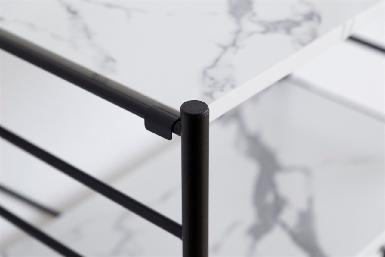 【幅80cm】Laulu 引き出し付きシェルフ