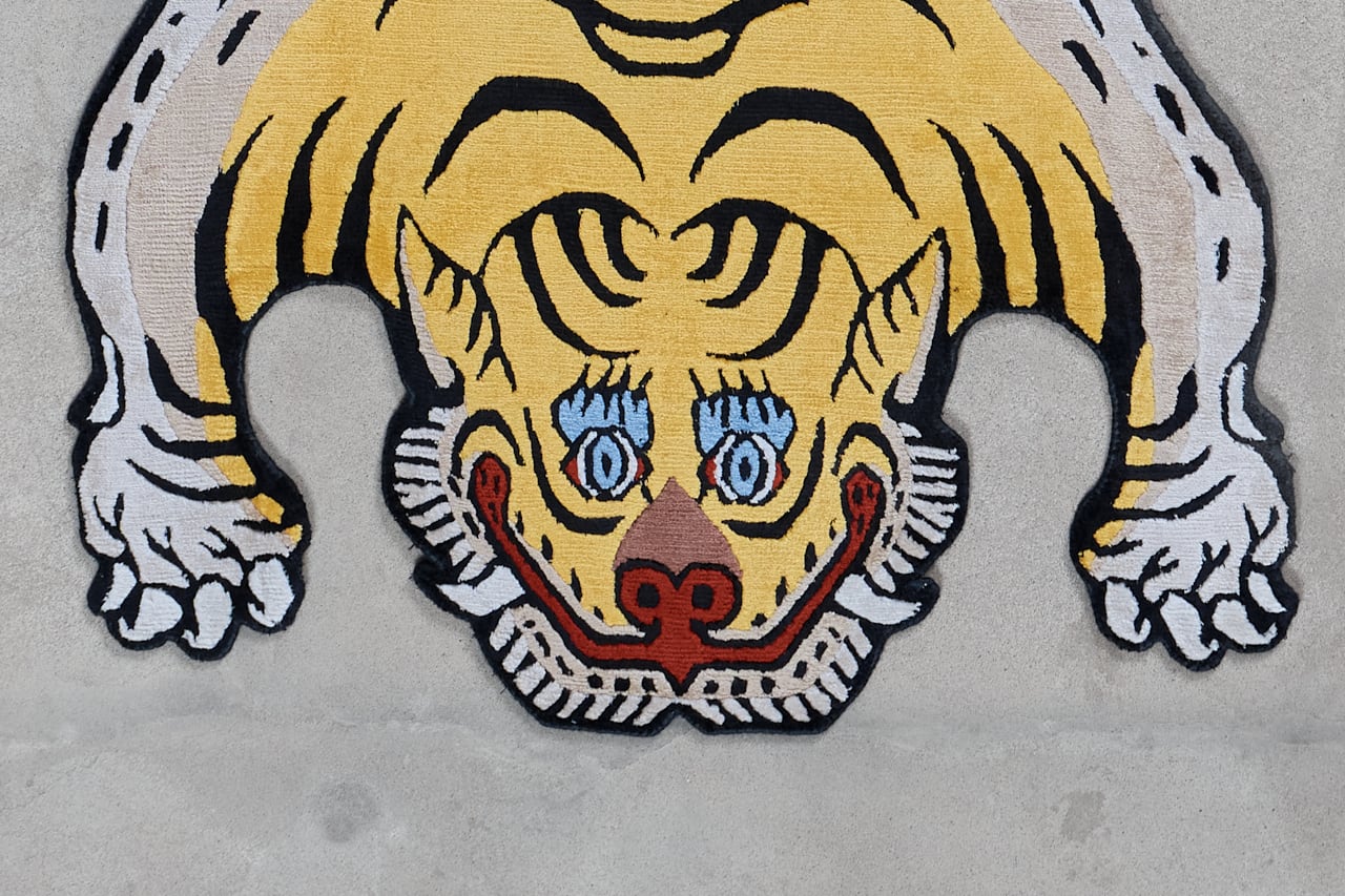 Tibetan Tiger Rug 《Mサイズ•シルク234》チベタンタイガーラグ