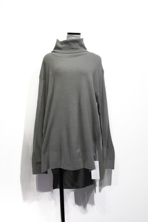 【SALE70%off】keisuke yoneda / difference Turtle-neak knit/  GRY