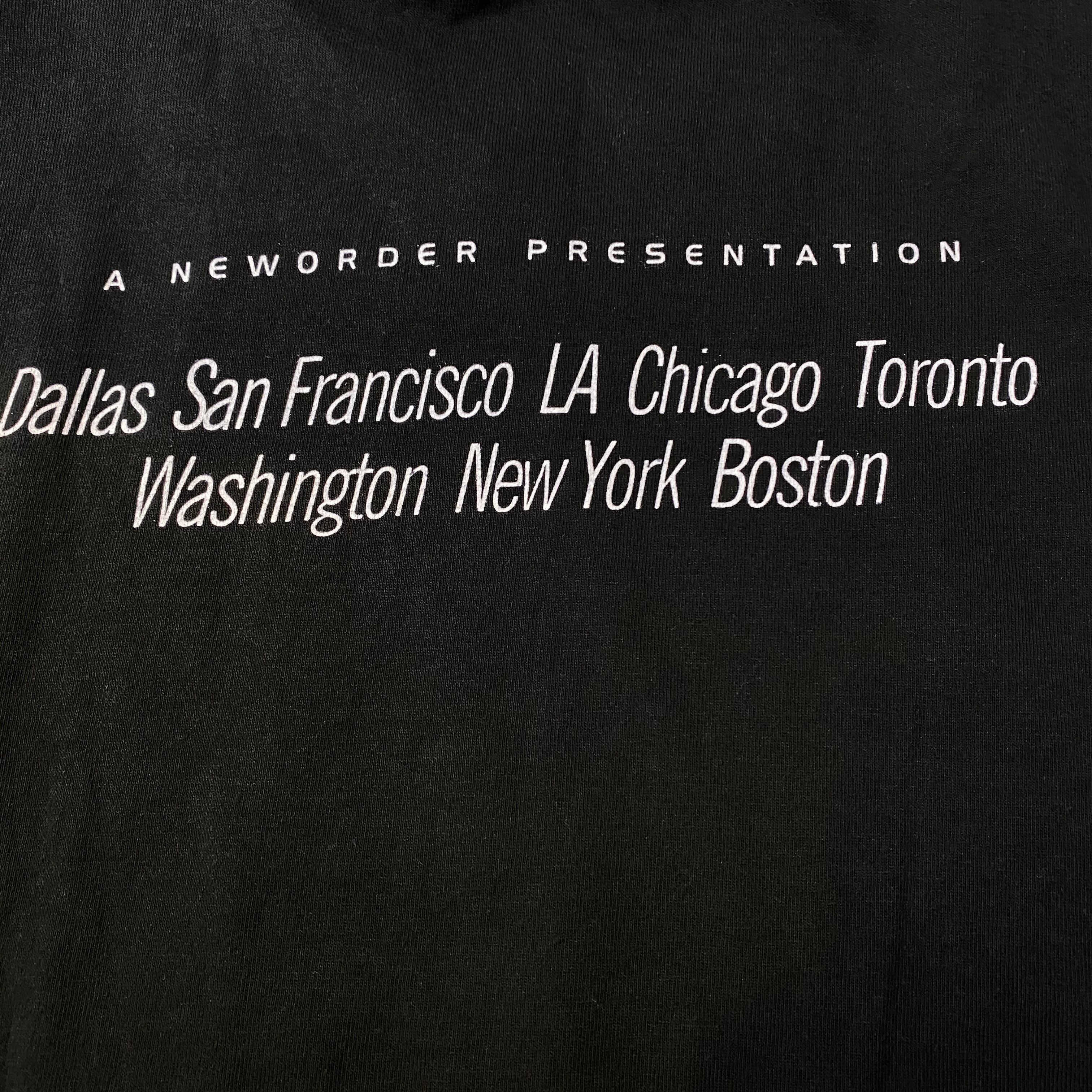 vintage 1990's NEW ORDER music tee “republic” | NOIR ONLINE