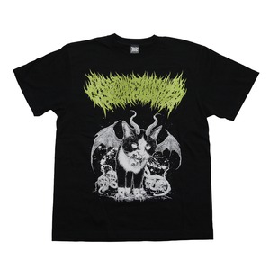 Infernal Cat T-shirt Green 地獄猫