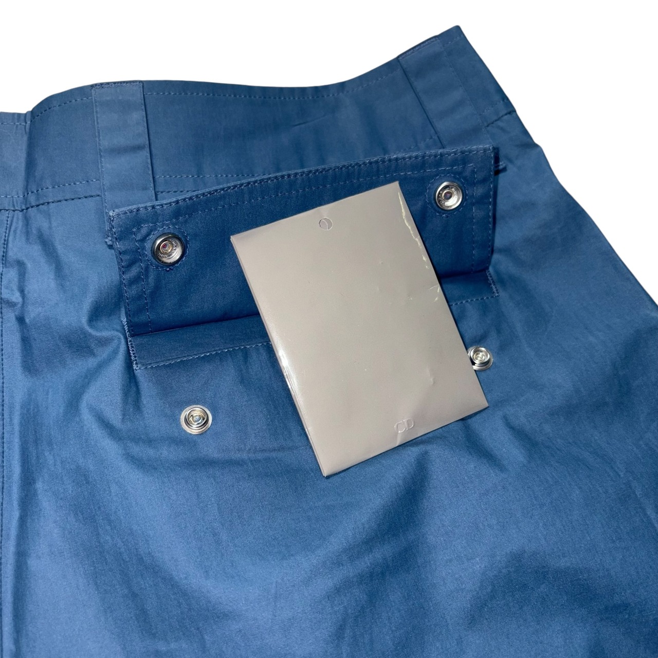 2022AW DIOR by Kim Jones coating cotton work pants with roller buckle