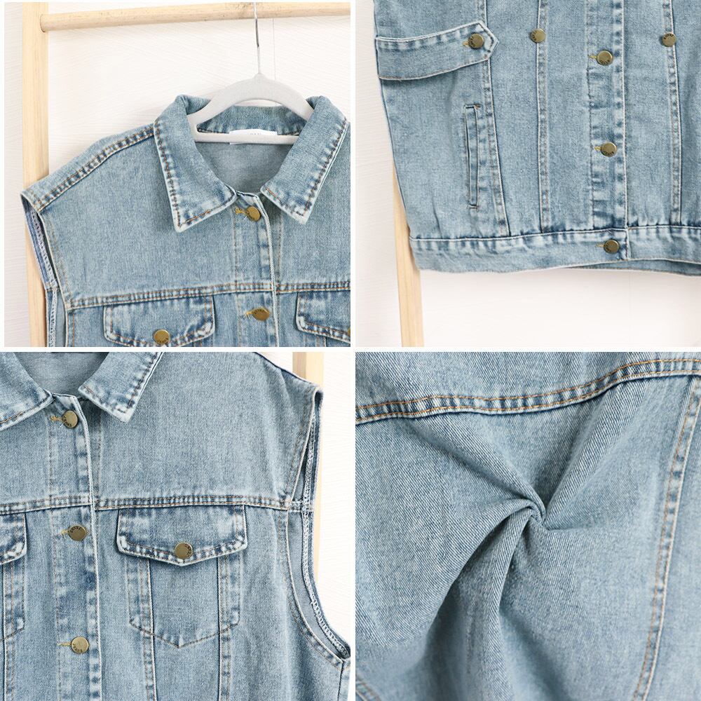 デニム ベスト レディース ジレ 大人 ストリート系 アメカジ おしゃれ かわいい きれいめ アウター トップス カジュアル 大人可愛い 大人女子