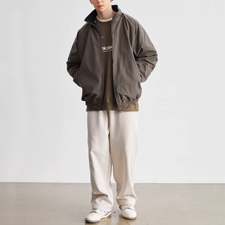 ★POLAR FLEECE THICK STAND COLLAR CASUAL JACKET　　　A0589