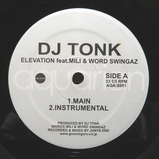 DJ Tonk / Elevation [AQA S001] - 画像3