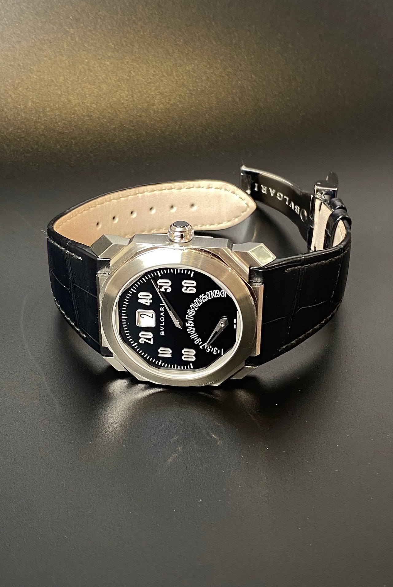 BVLGARI ブルガリ メンズ 腕時計 オクト BGO38BSLDBR