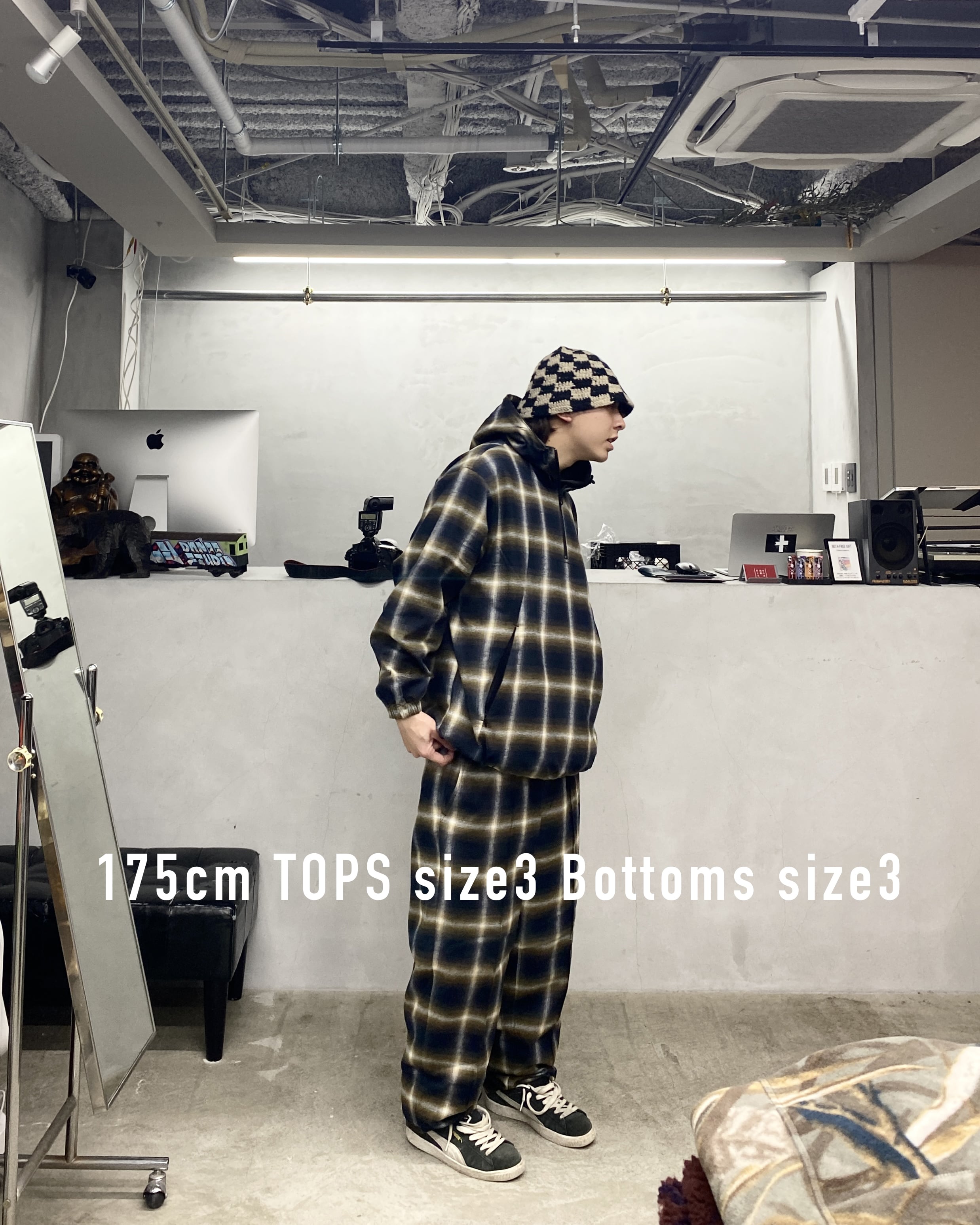 DEMARCOLAB｜PLAID PAC-NORAK JKT (Yellow)