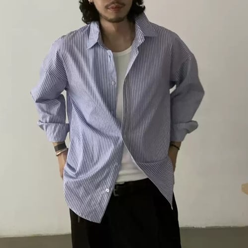 ピンストライプパターンシャツ vi1510