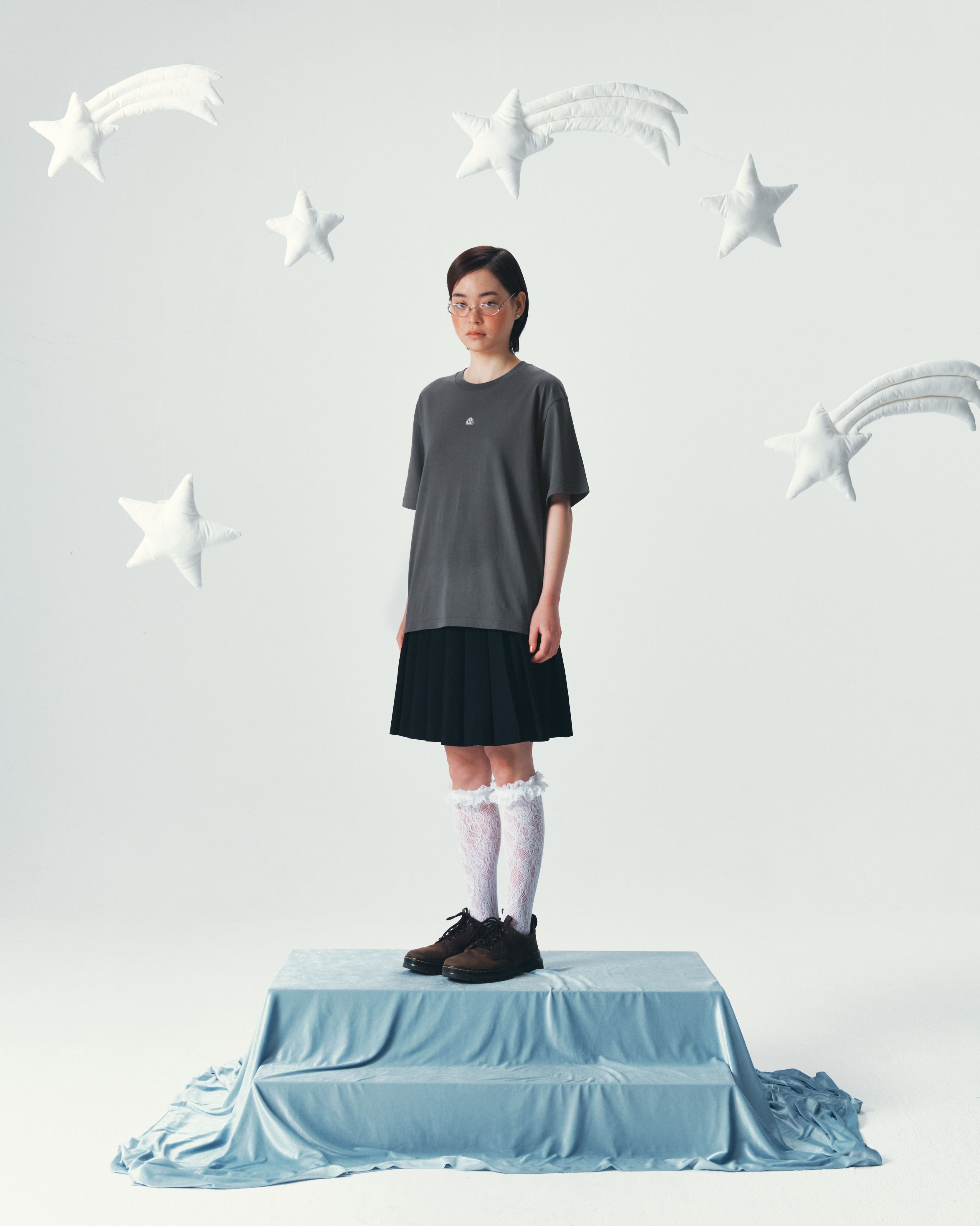 COYSEIO] SYMBOL LOGO REGULAR T-SHIRT CHARCOAL 正規品 韓国