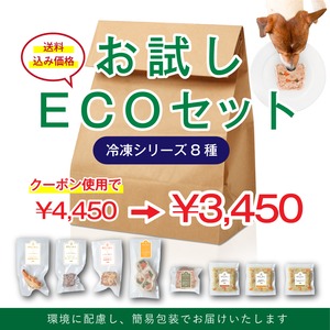 【送料込】お試しECOセット＜冷凍シリーズ8種＞