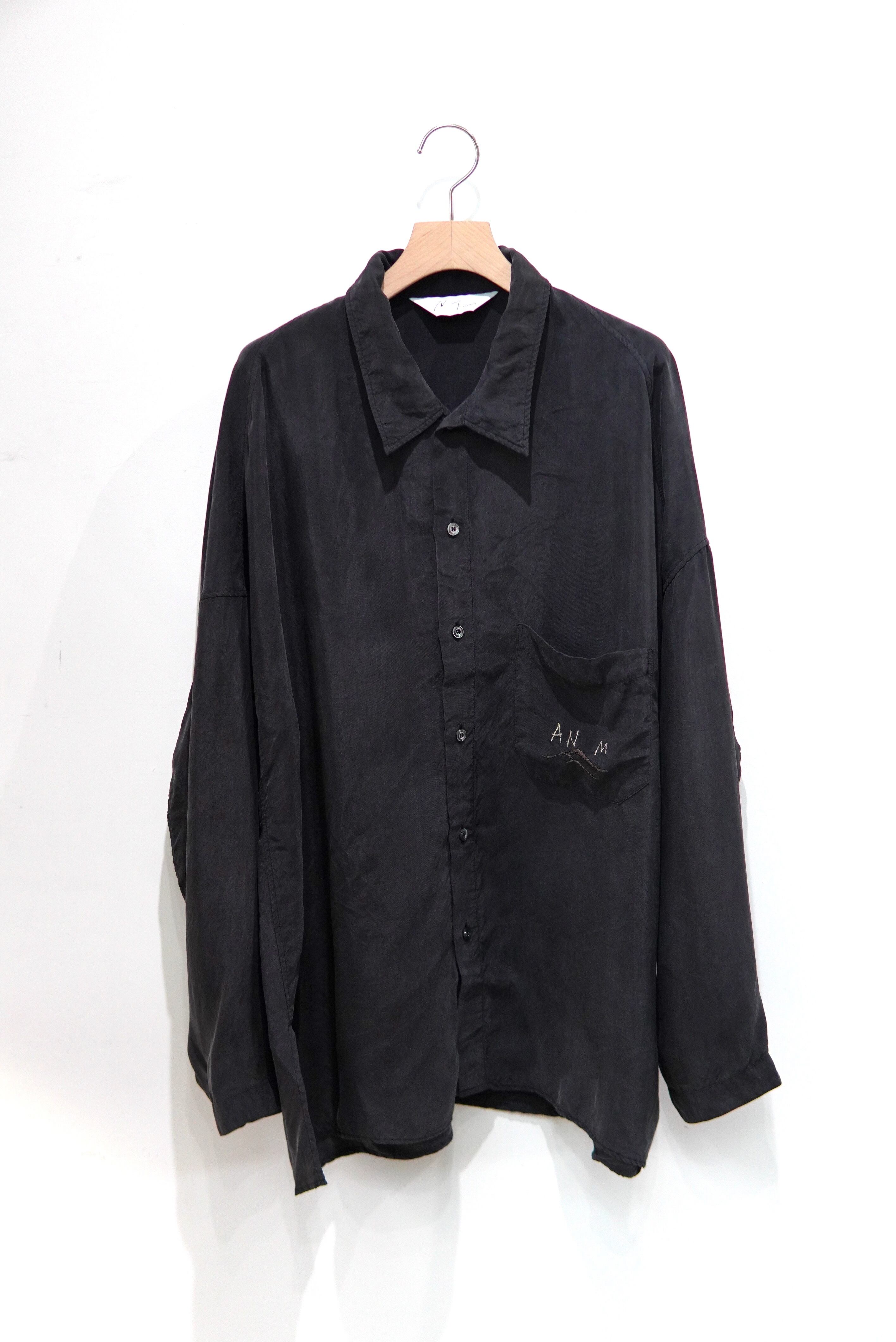 ジャケット・アウター ANCELLM FADED BOMBER JACKET Size1 Black FADED BOMBER JACKET(BLACK) – ANCELLM
