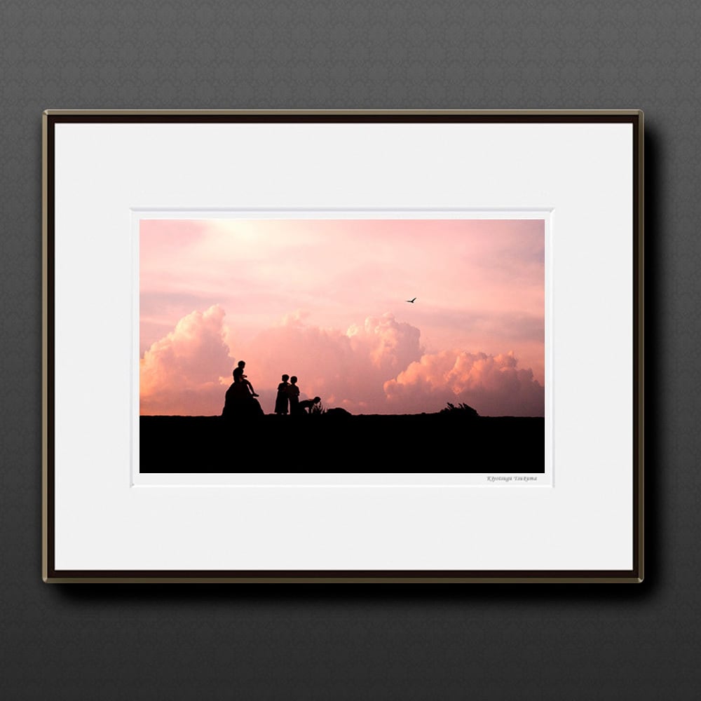 夏の騎士 〜夕焼け 〜 ■額縁サイズ(大全紙)726×544mm