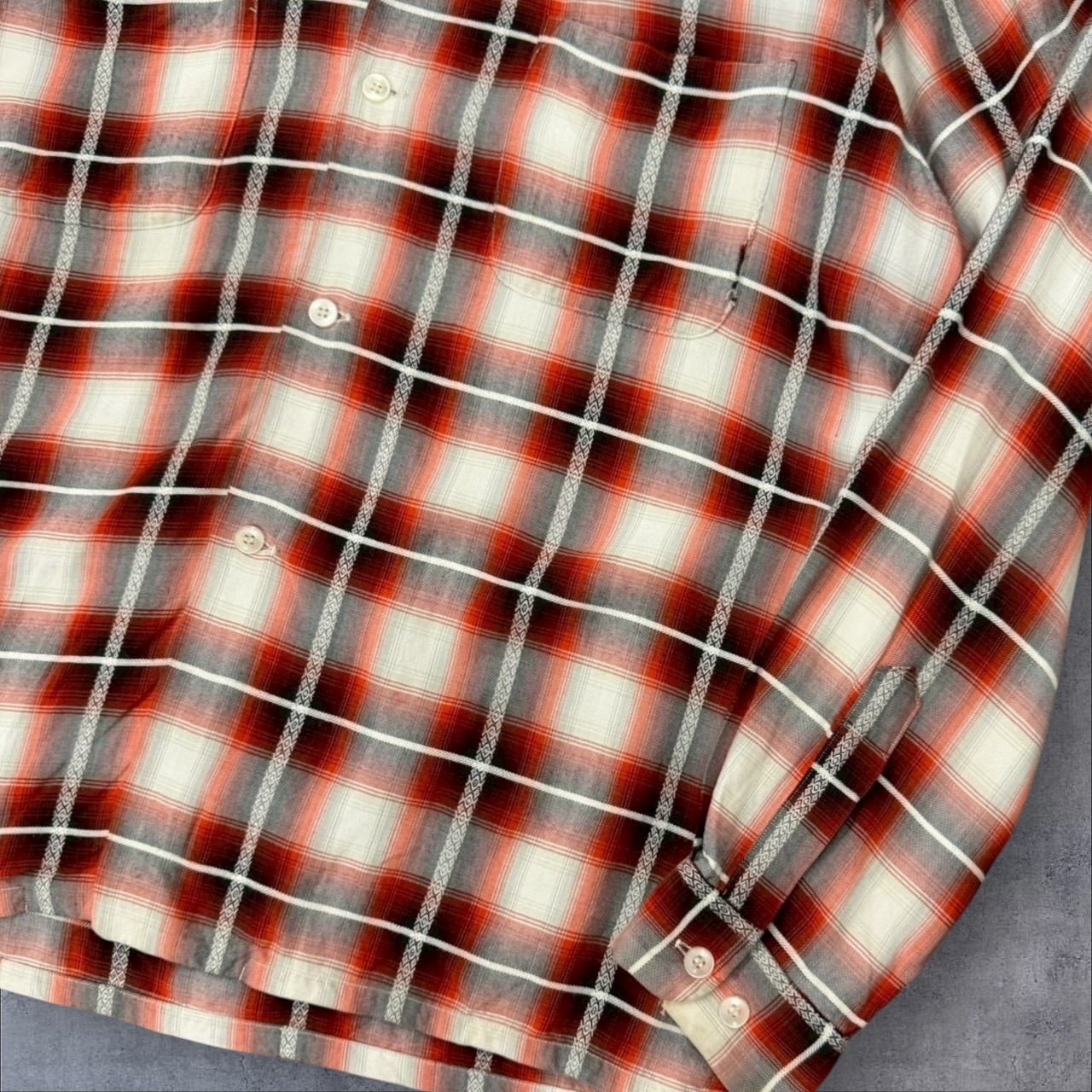 船タグ】60's Towncraft Ombre Rayon Shirt | spike osu