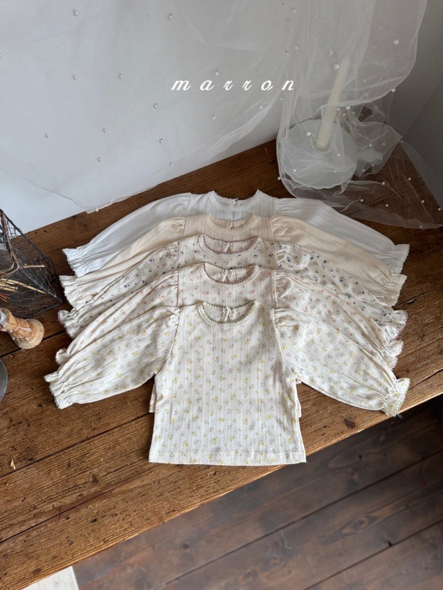 予約：Jelly t-shirt〔marron〕