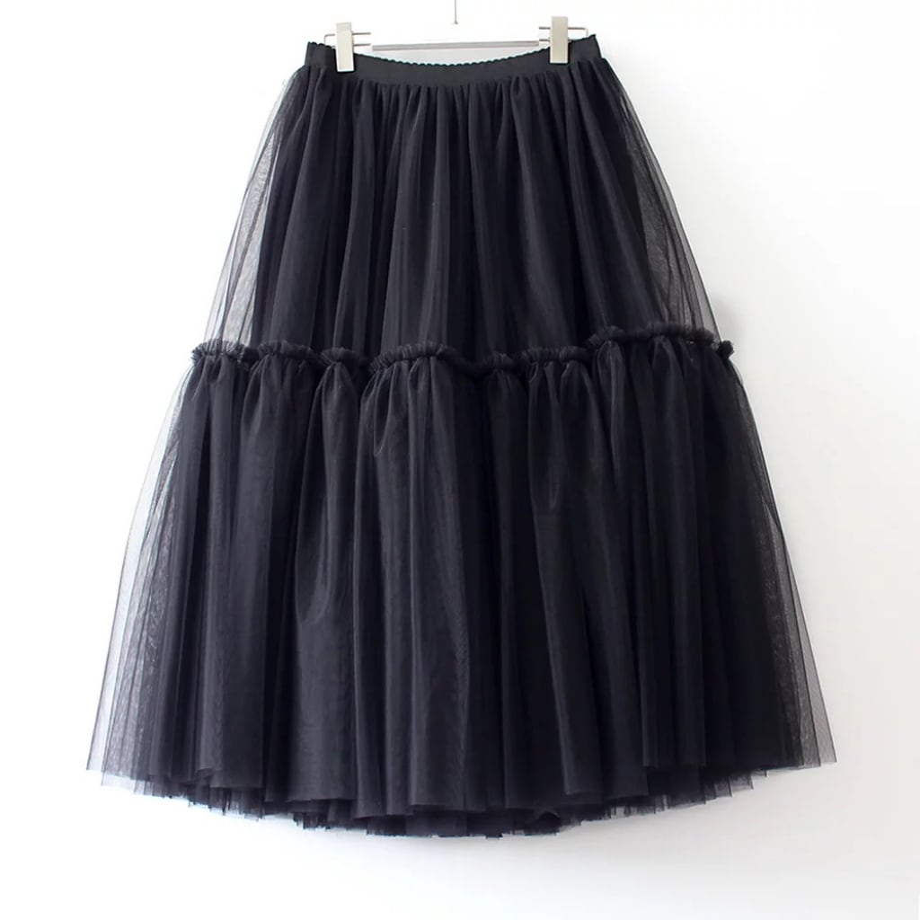 チュールロングスカート (ブラック) 8300円→4980円 | セレクト