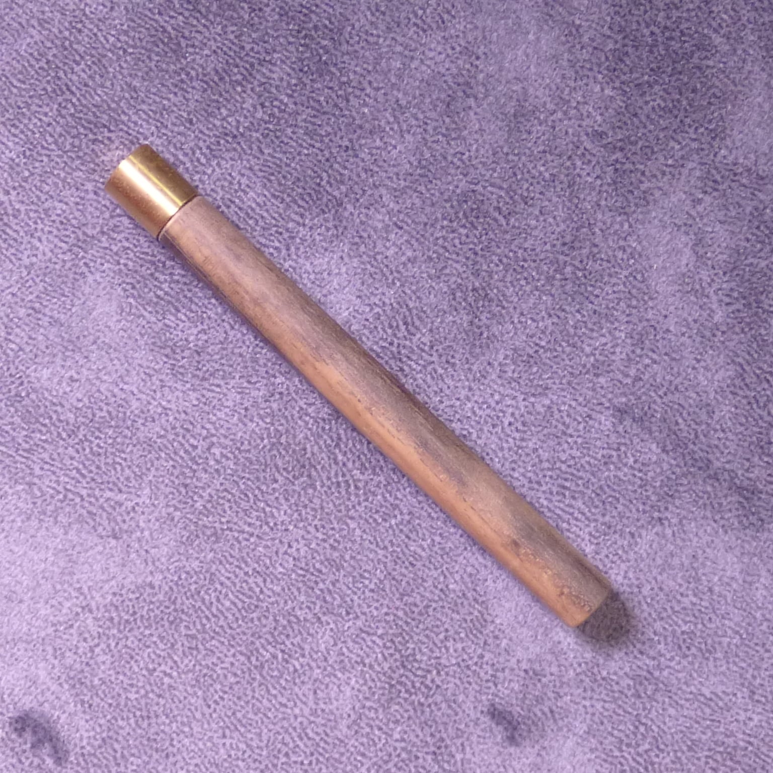 【値下げ中】 handwood 芯ケース 黒柿 15黒柿木製芯ケース オリジナルキャップ 無塗装 | handwood