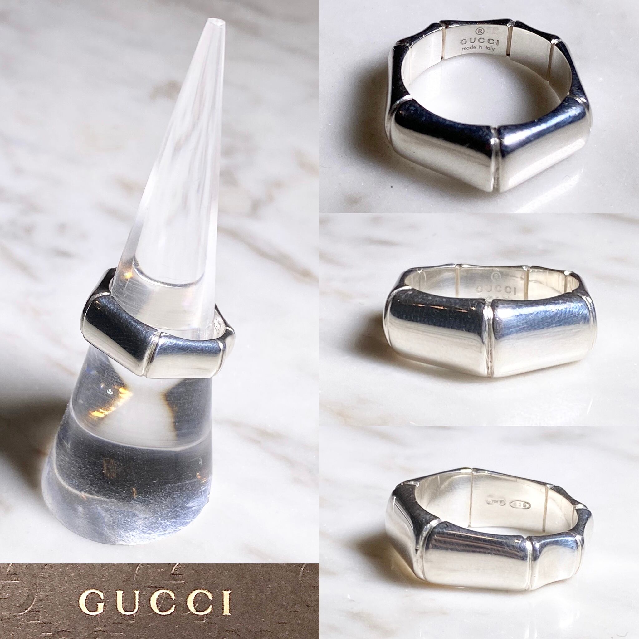 GUCCI silver ring “bamboo” | NOIR ONLINE