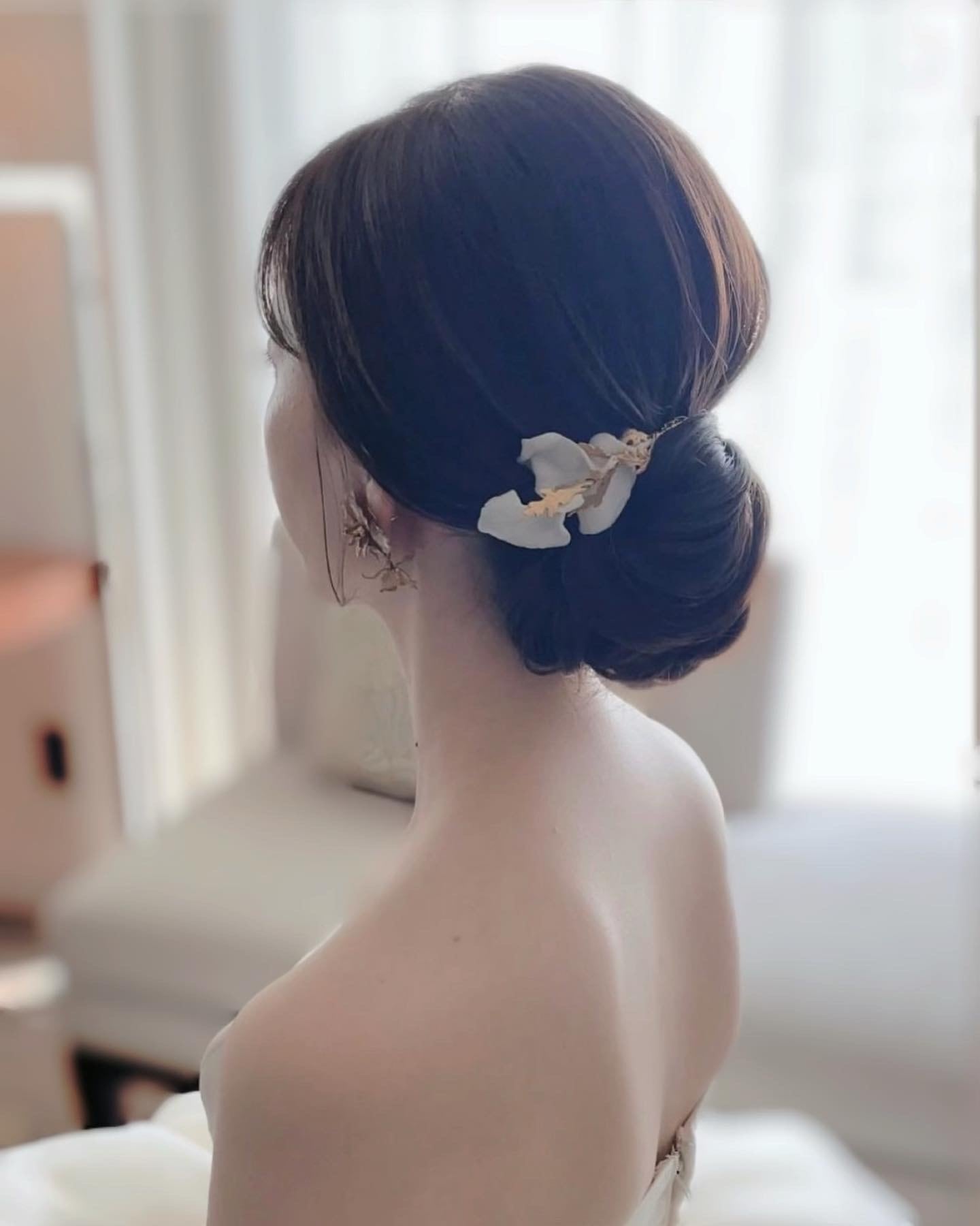 flua 2way flower haired ブライダル ヘアアクセサリー-