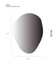 No.05 IRREGULAR MIRROR / W450×H600 / SILVER