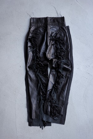 Midorikawa【Fringe Leather Slacks】