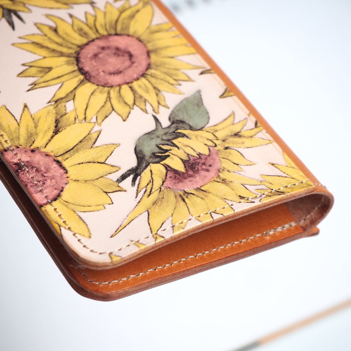 carnet 持ち手がお花♩ レザーバッグ - トートバッグ