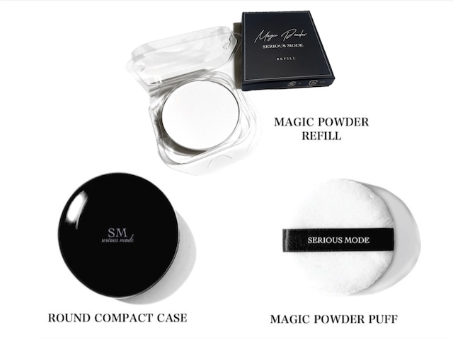 SERIOUS MODE(ファンデーションリフィル•フェイスパウダー•専用パフ) MAGIC POWDER 詰替用リフィル | SERIOUS MODE
