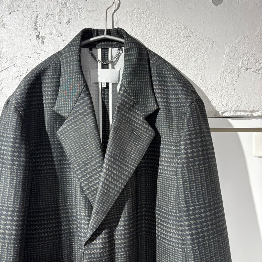 Maison Margiela メゾンマルジェラ 24SS Trompe Loeil Pinstripe Coat