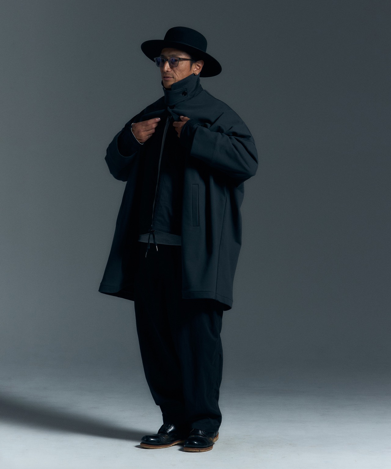 BIG SILHOUETTE SWEAT COAT［HSJ003］