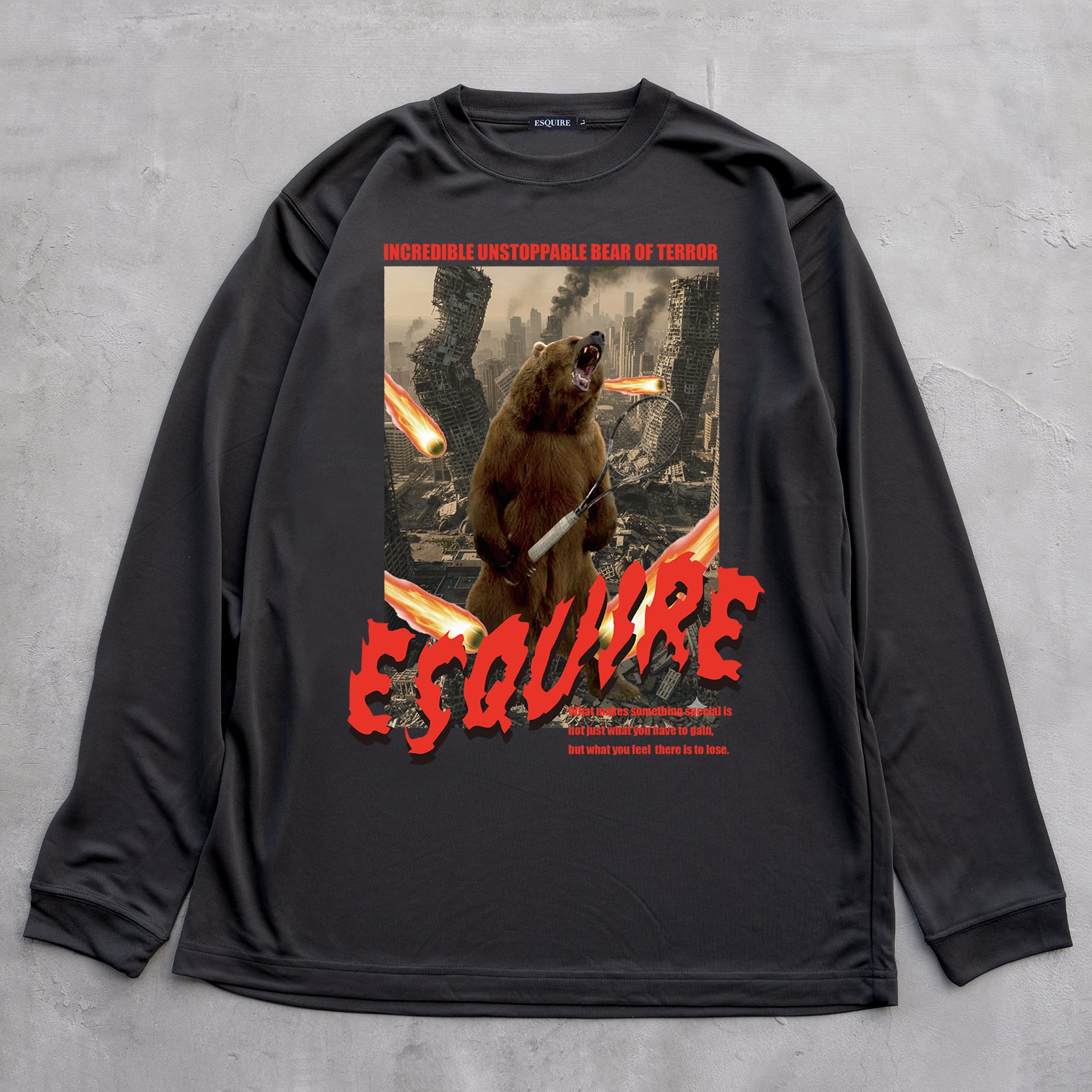 DRY L/S ESQUIRE TEE 01 | esquire-dsgn