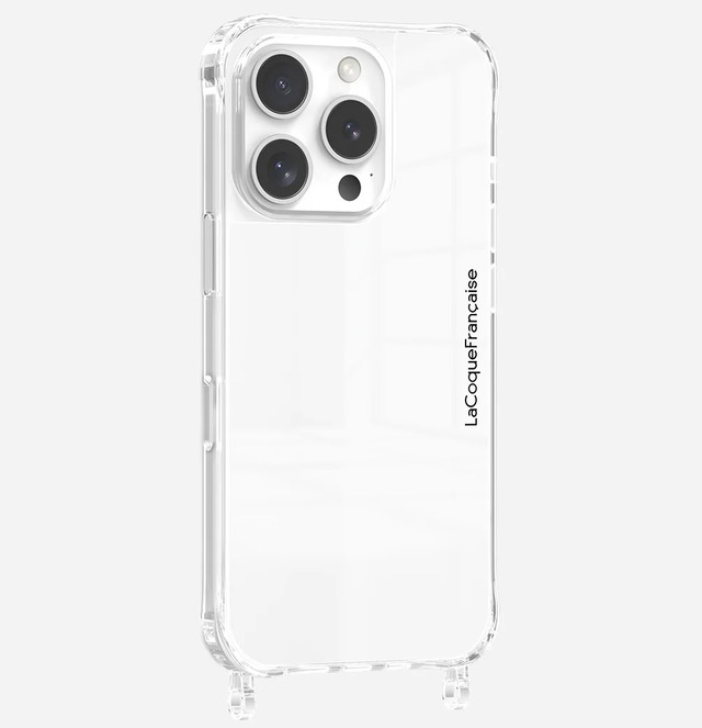 【Transparent  (透明)】ラコックフランセーズ スマホケース iphone 16 pro 対応  モバイルケース モバイルカバー スマホカバー la coque francaise 携帯ケース スマホ ストラップ  フランス直輸入