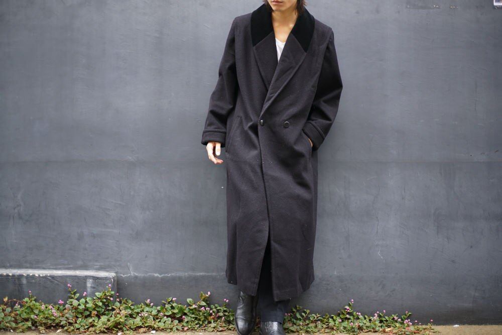 ジャケット・アウター 80s maxi wool long coat vintage 134cm 80s maxi wool long coat vintage 134cm