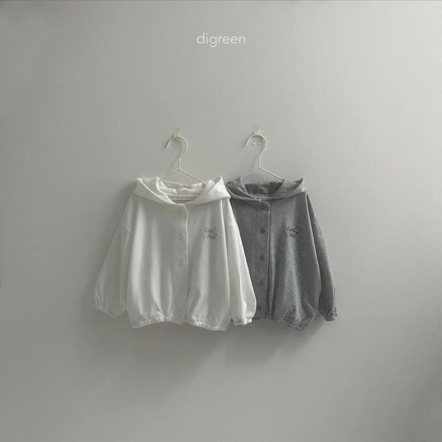 【予約】 digreen  /  Little Hood Cardigan