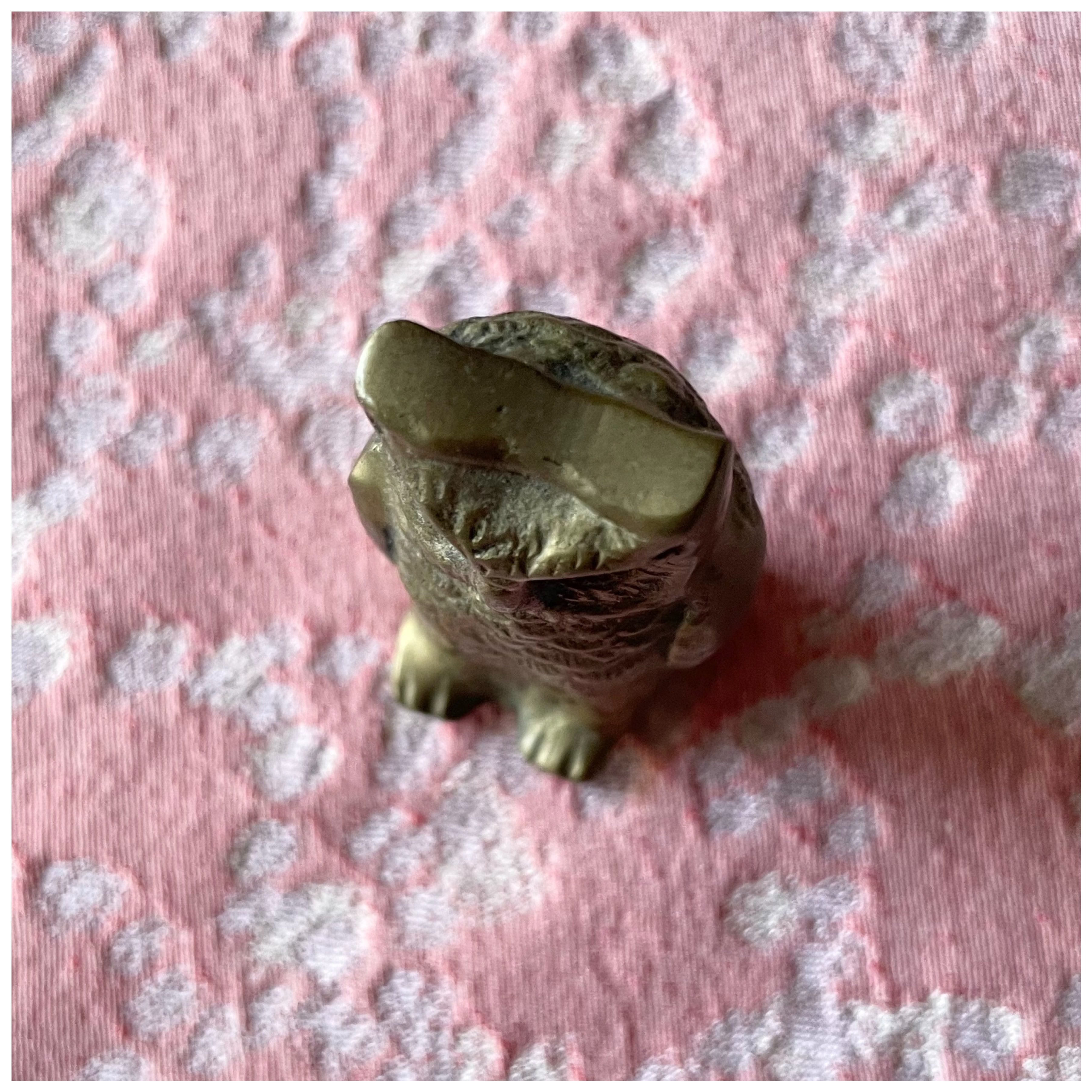 フランス 買付 ヴィンテージ ミニオブジェ 真鍮 フクロウ ラッキー