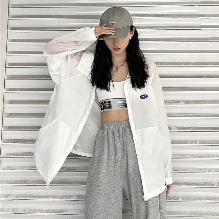 スタイルサマー薄手レディースカジュアルジャケット ロング 夏物 ケッペル83330156820