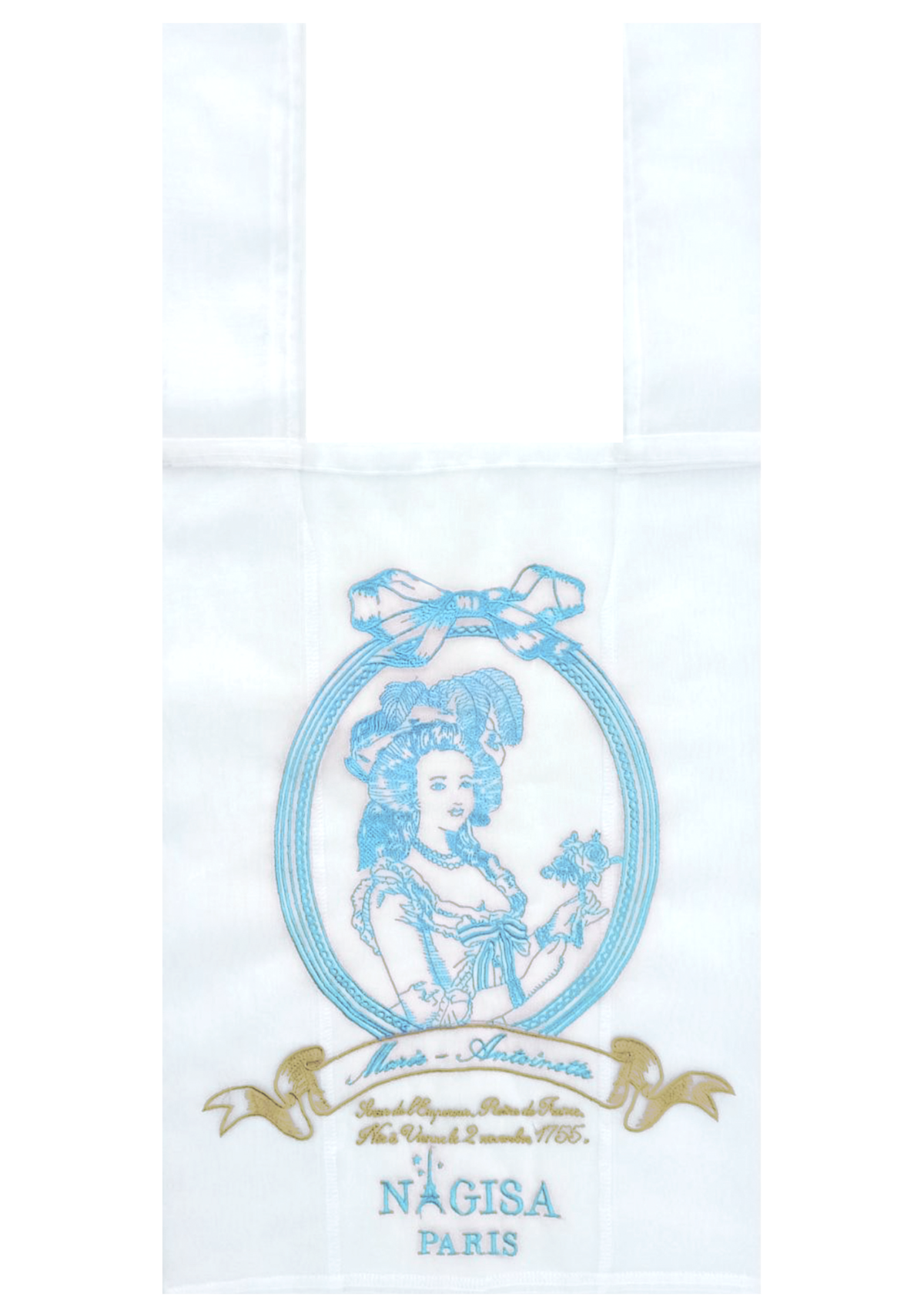 Marie-Antoinette organdie bag BLUE マリーアントワネット