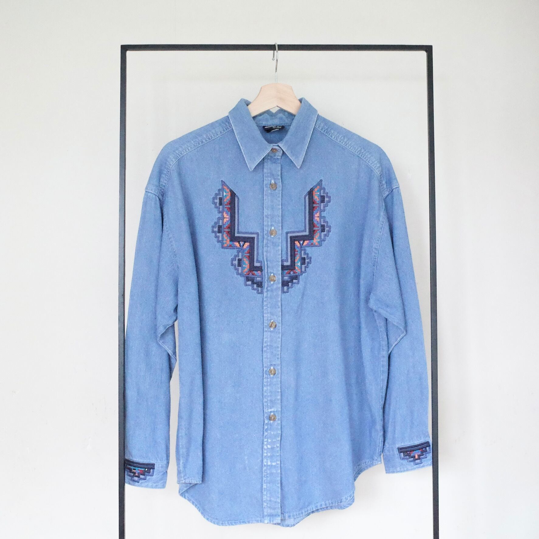 Native work denim shirt