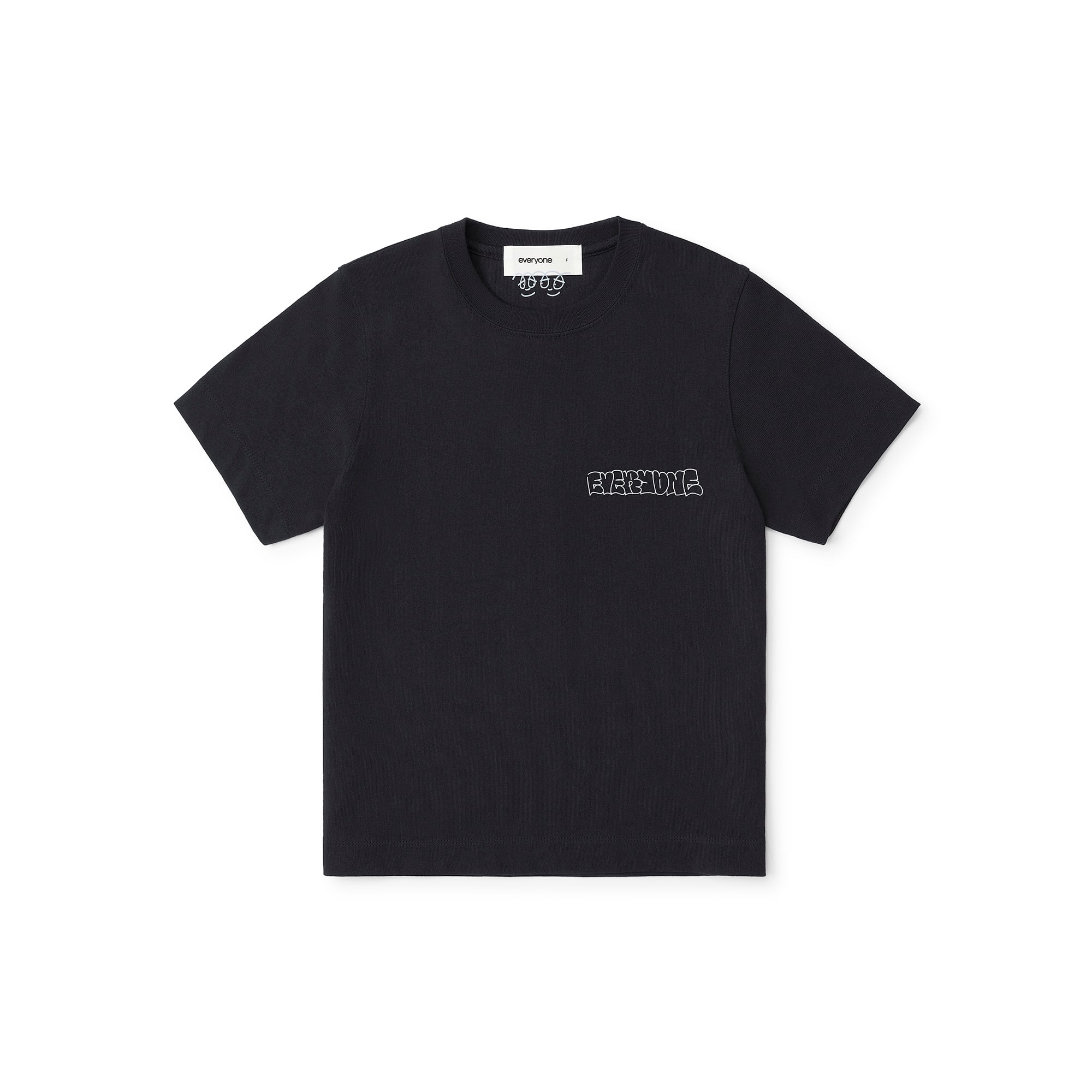 トップス everyone j.30000 throwie 2026 tee shirt everyone j.30000 throwie 2026 tee shirt (BLACK) | everyone