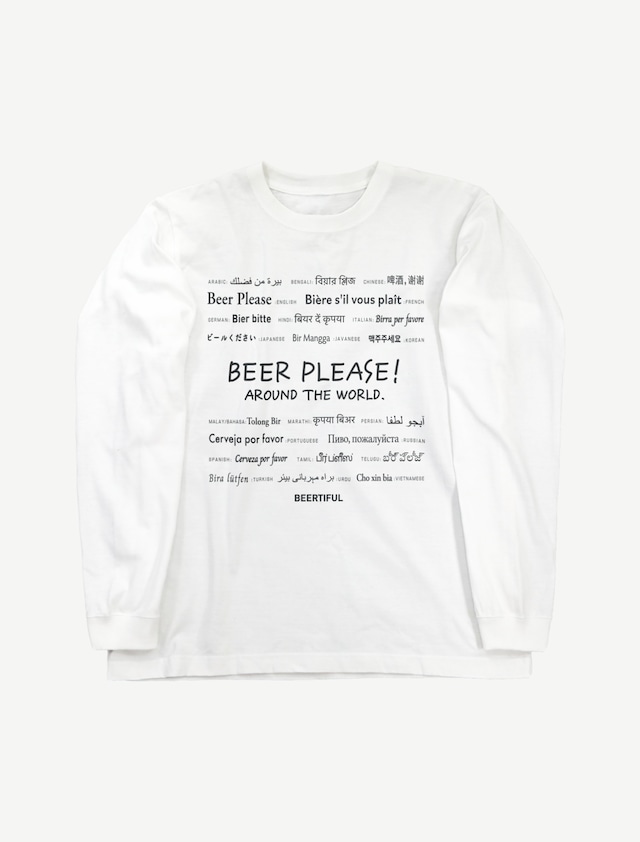 【BEER PLEASE!】ロングスリーブTシャツ