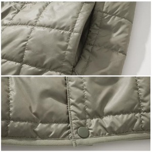 Quilted snap button vest 1533