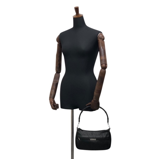 GUCCI グッチ ショルダーバッグ ブラック ロゴ レザー バンブー vintage ヴィンテージ オールド nh2kf3